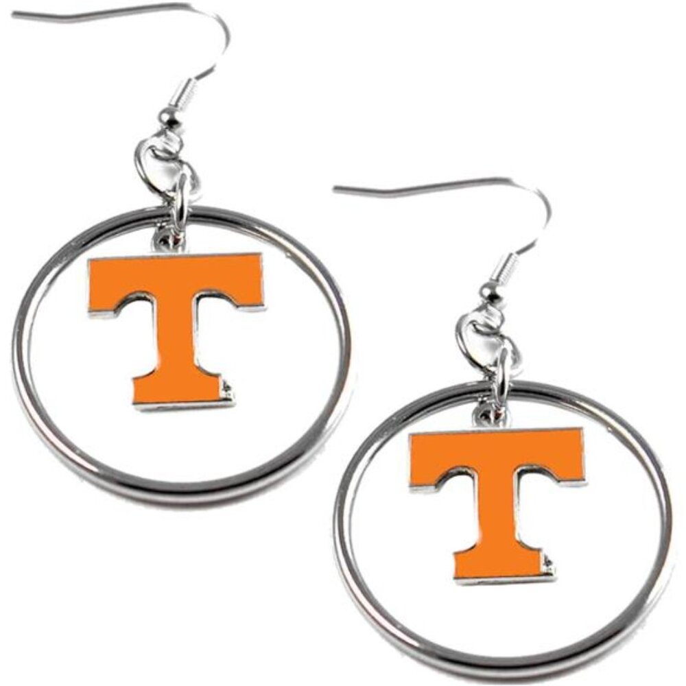 NEW UNIVERSITY OF TENNESSEE VOLUNTEERS WOMEN DANGLE DROP NCAA EARRINGS
